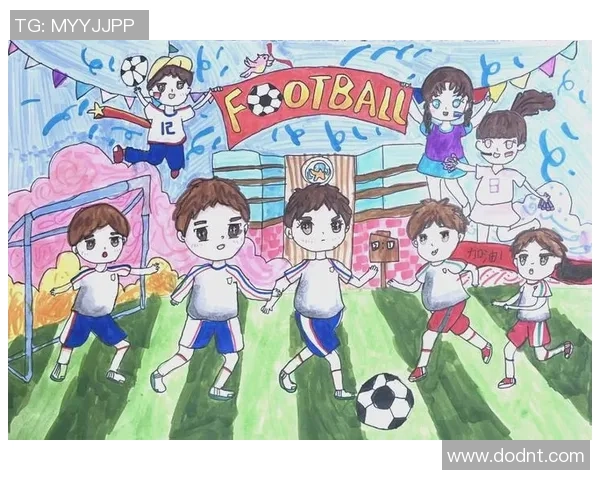 足球校园绘画作品欣赏与创作技巧分享让我们一起感受青春与运动的激情